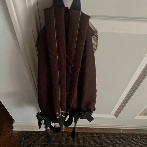 Vintage Kipling Drawstring Backpack. Brown. Great Condition!! - Picture 4 of 6